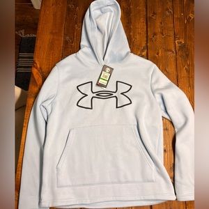 Women’s under armour hoodie Large light blue